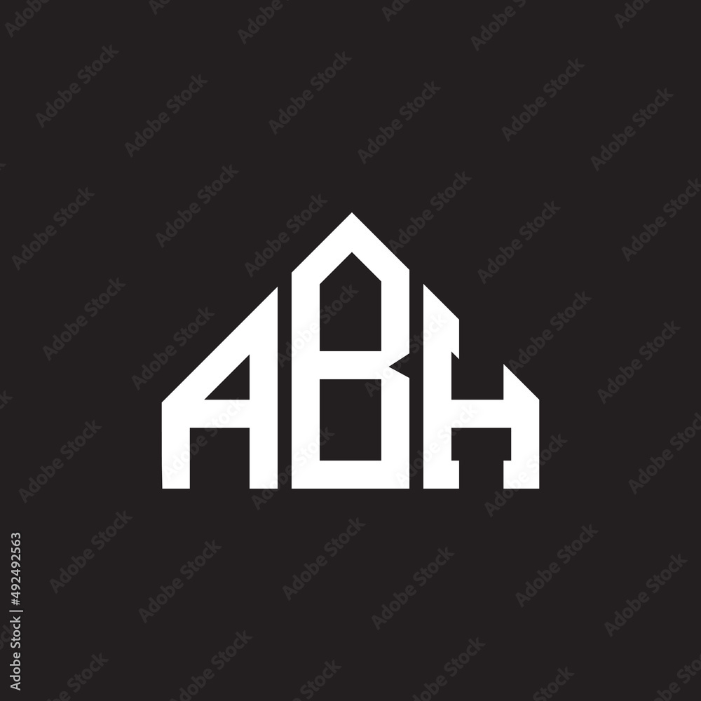 ABH letter logo design on black background. ABH creative initials letter logo concept. ABH letter design. ABH letter logo design on black background. ABH creative initials letter logo concept. ABH letter design.