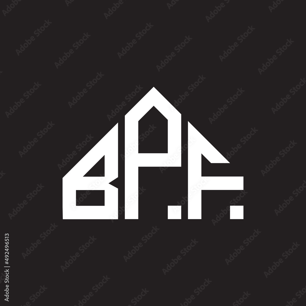 BPF letter logo design. BPF monogram initials letter logo concept. BPF letter design in black background. BPF letter logo design. BPF monogram initials letter logo concept. BPF letter design in black background.