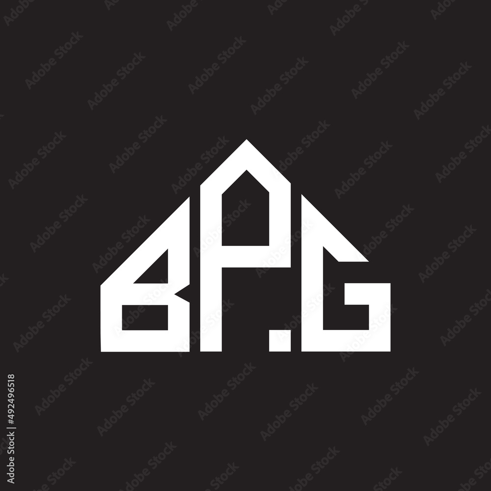 BPG letter logo design. BPG monogram initials letter logo concept. BPG letter design in black background. BPG letter logo design. BPG monogram initials letter logo concept. BPG letter design in black background.