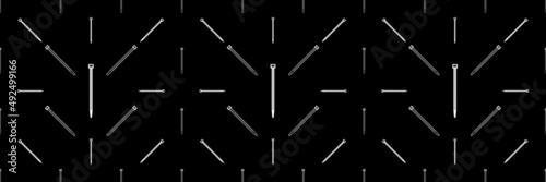Cable Tie Icon Seamless Pattern M_2203001