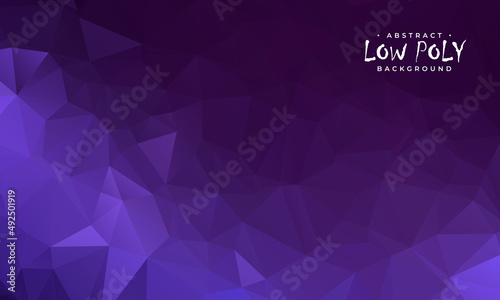 blue low poly abstract background