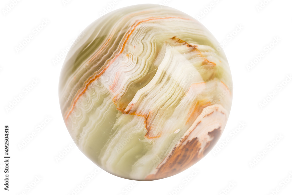 Fototapeta premium A ball made of onyx bringing good luck.