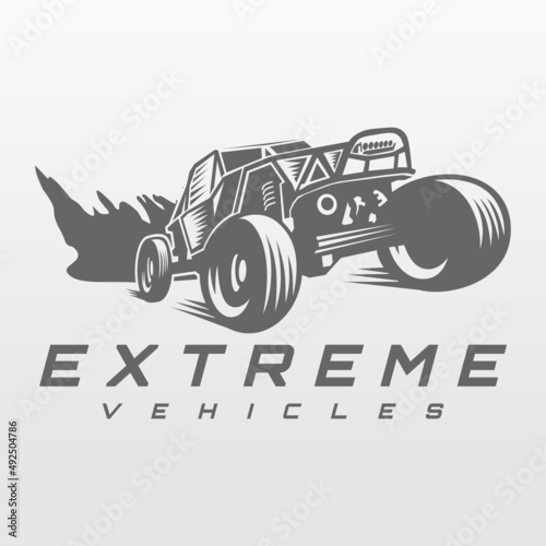vehicles extreme logo design icon vector	