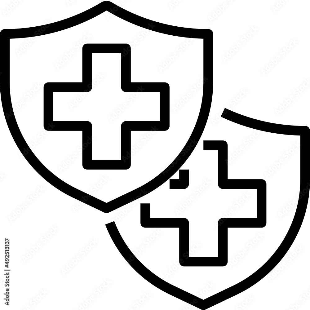 Obraz premium Health insurance icon