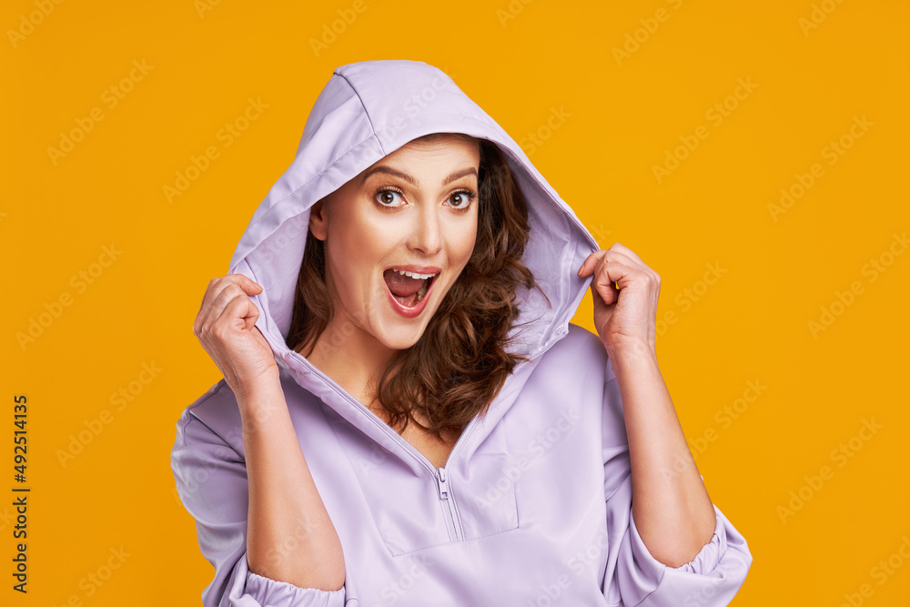 Young nice woman isolated over yellow background Young nice woman isolated over yellow background