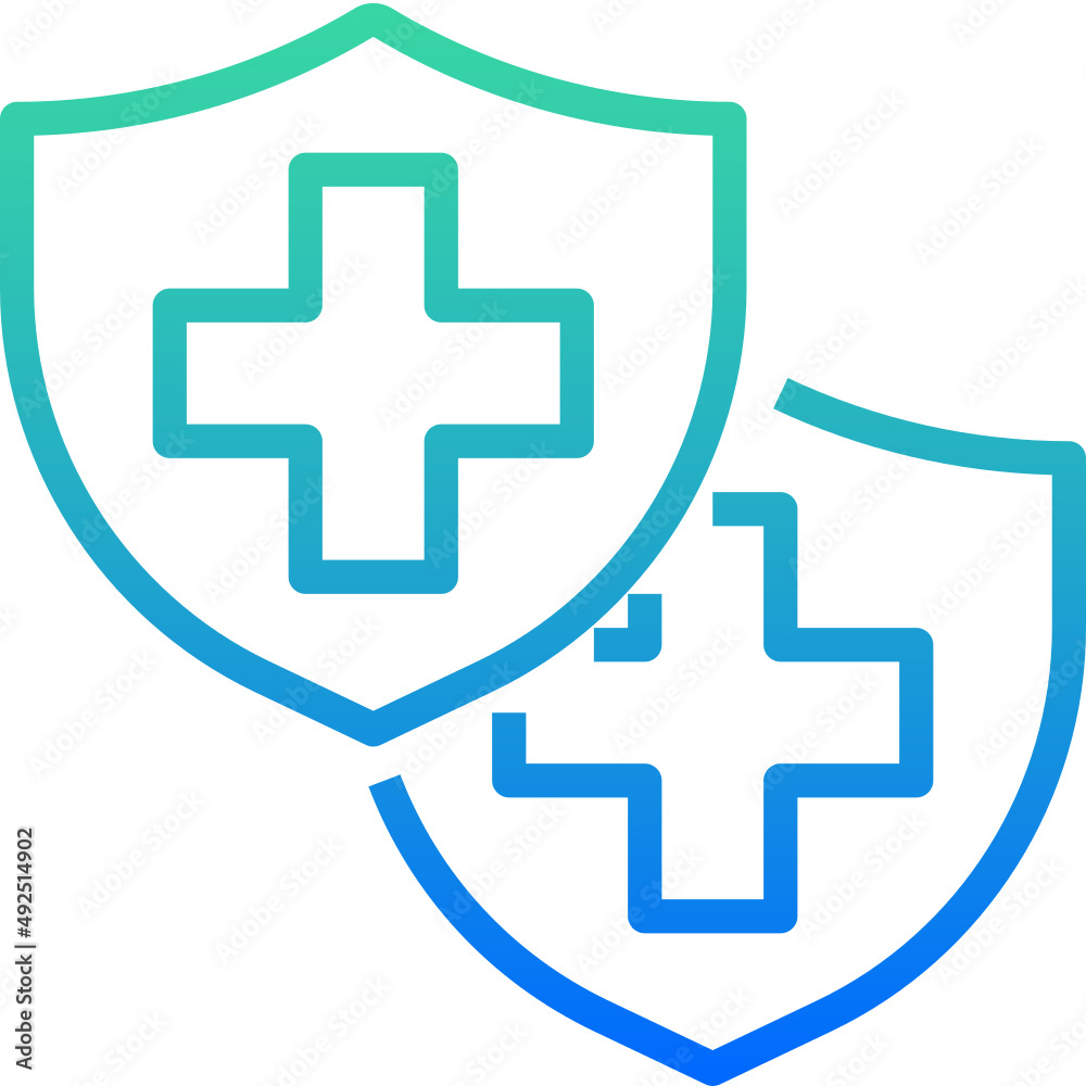 Obraz premium Health insurance icon