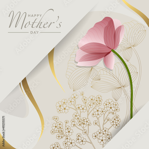 Carte floral à offrir pour la fête des mère, un anniversaire ou tout autre occasion liée à la nature.