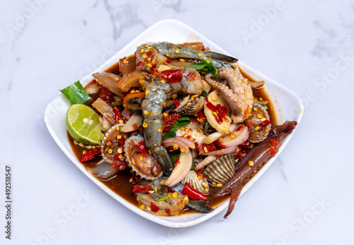 Spicy Thai Food Salads 