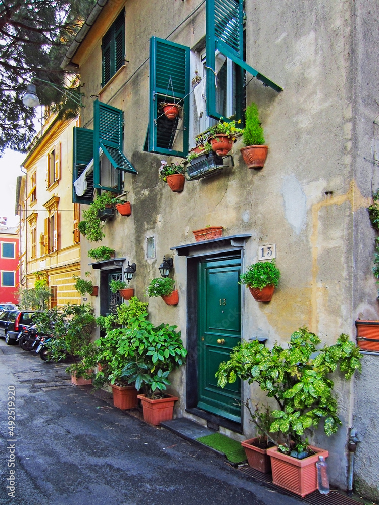 Fototapeta premium Street on Coast of Italy