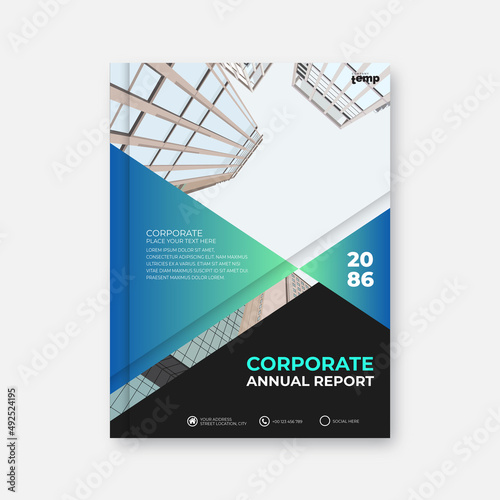 Corporate Business flyer poster design template