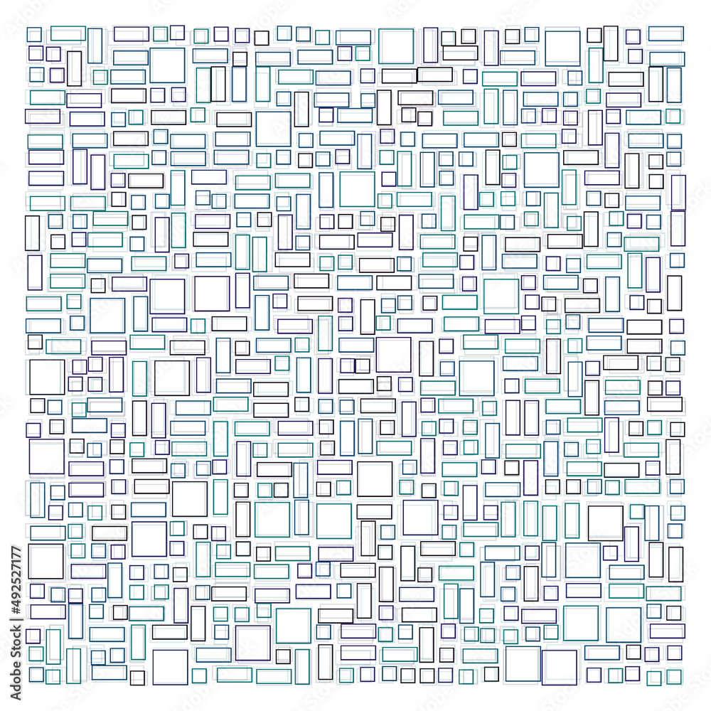 Offset Quads generative art background art illustration Offset Quads generative art background art illustration