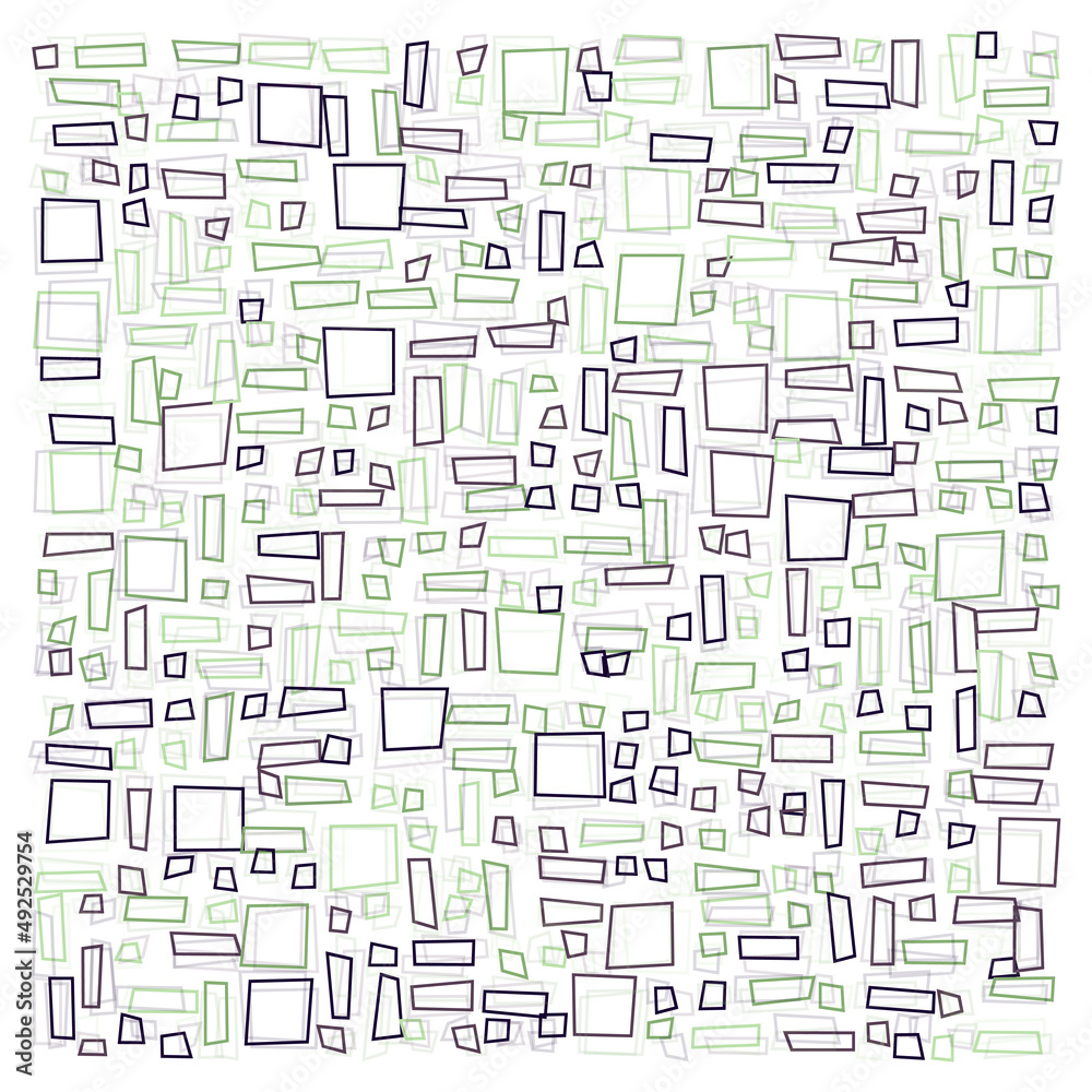 Offset Quads generative art background art illustration