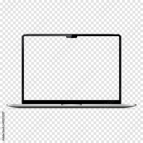 Laptop with transparent screen