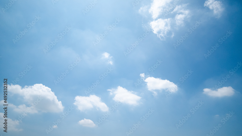 Panoramic view of clear blue sky and clouds, clouds with background. Panoramic view of clear blue sky and clouds, clouds with background.