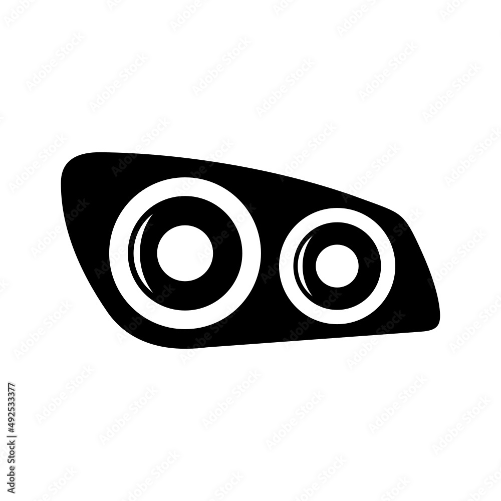 car headlight icon car headlight icon