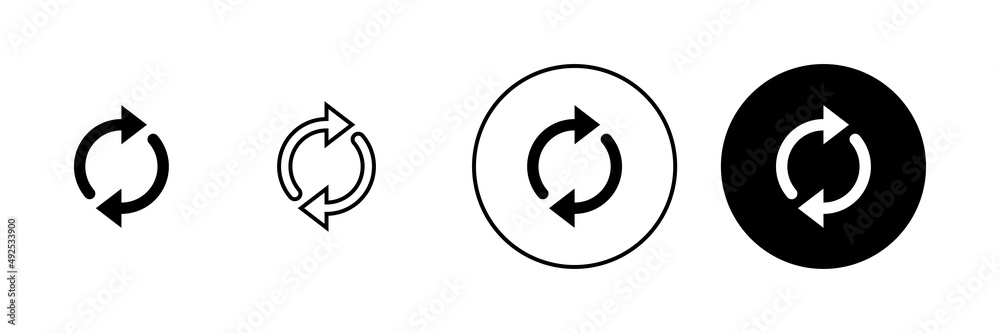 Refresh icons set. Reload sign and symbol. Update icon. Refresh icons set. Reload sign and symbol. Update icon.