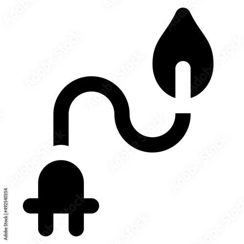wire glyph icon