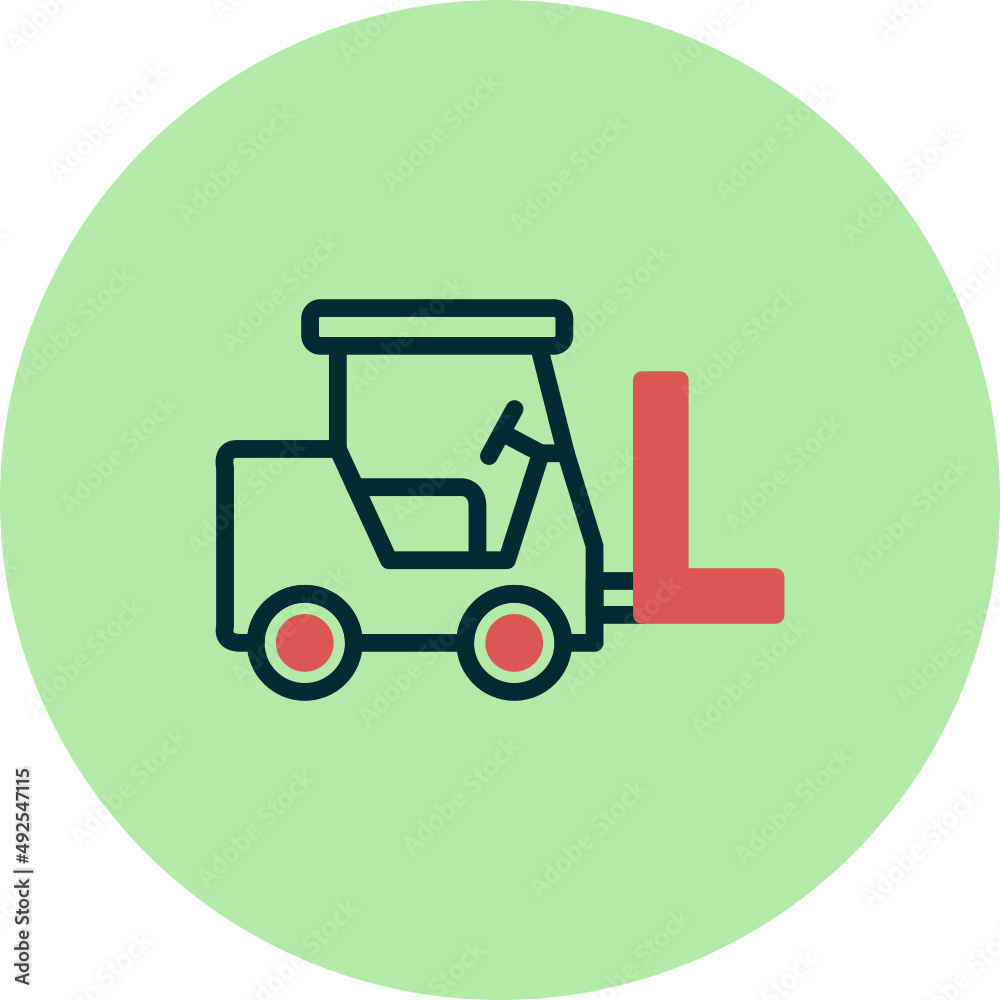 Forklift Icon Forklift Icon