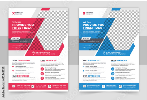 Creative Corporate & Business Flyer Template Design, abstract business flyer, Brochure design, cover, annual report, poster, flyer