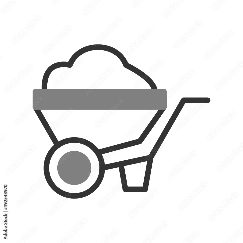 Wheelbarrow Icon Wheelbarrow Icon