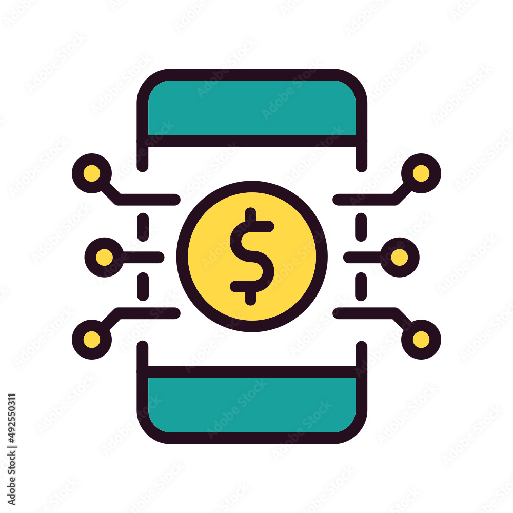 Digital Money Icon Digital Money Icon