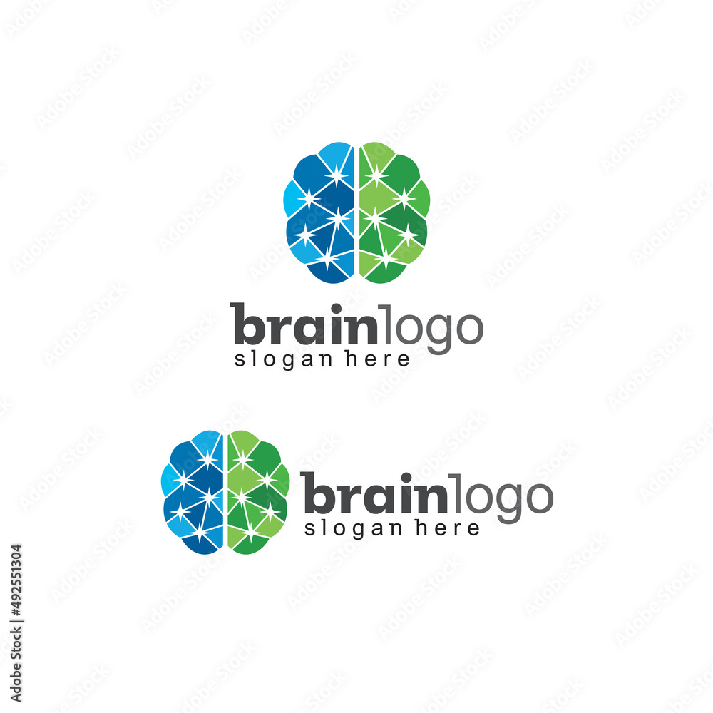 Brain Health Logo design Vector Brain Health Logo design Vector