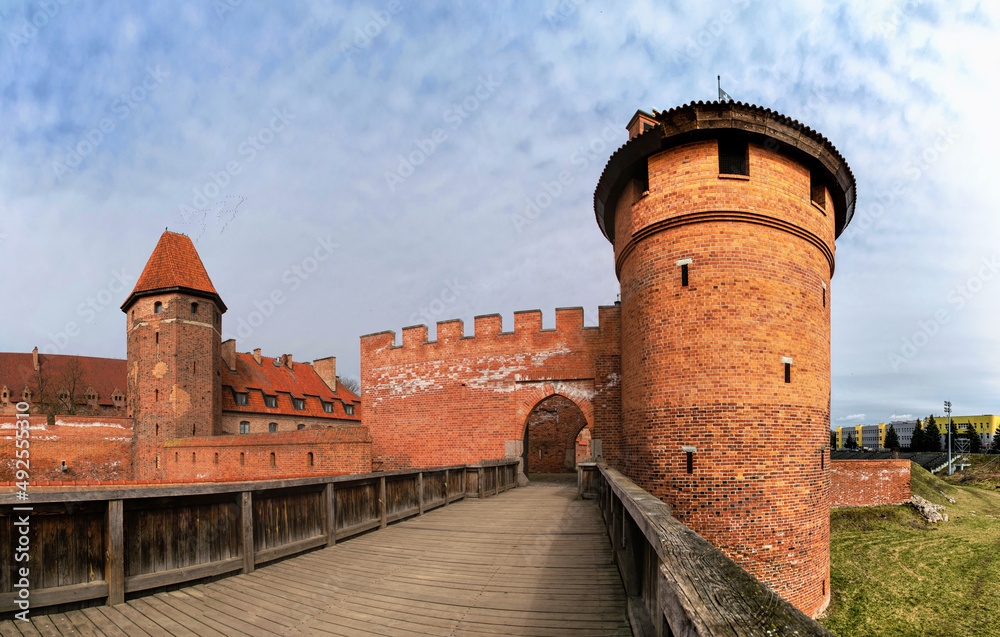 Malbork Castle, capital of the Teutonic Order in Poland