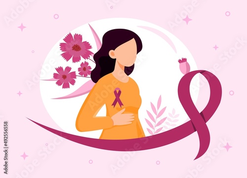 Breast Cancer Awareness Month concept