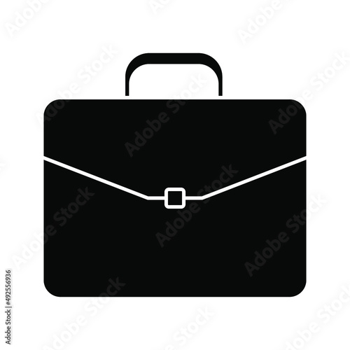 Briefcase icon, for graphic and web design color edtable photo