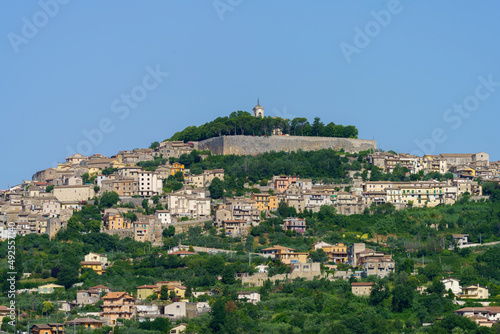 Alatri, historic town in Frosinone province, Italy, by morning