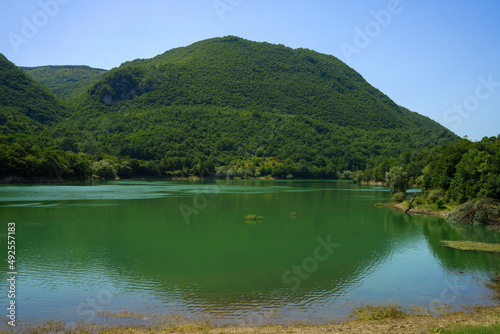 Turano lake, in Rieti province, Lazio, Italy photo