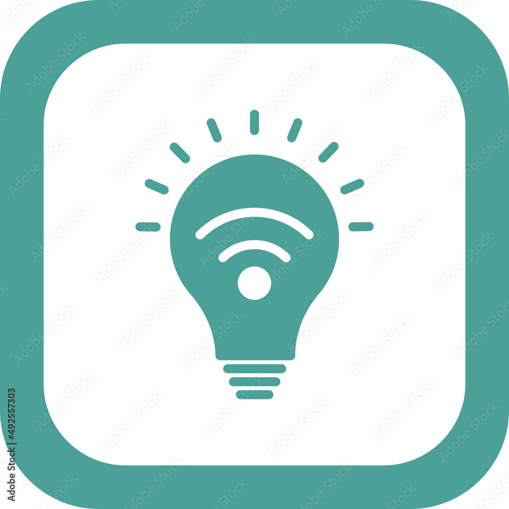 Smart Bulb Icon Smart Bulb Icon