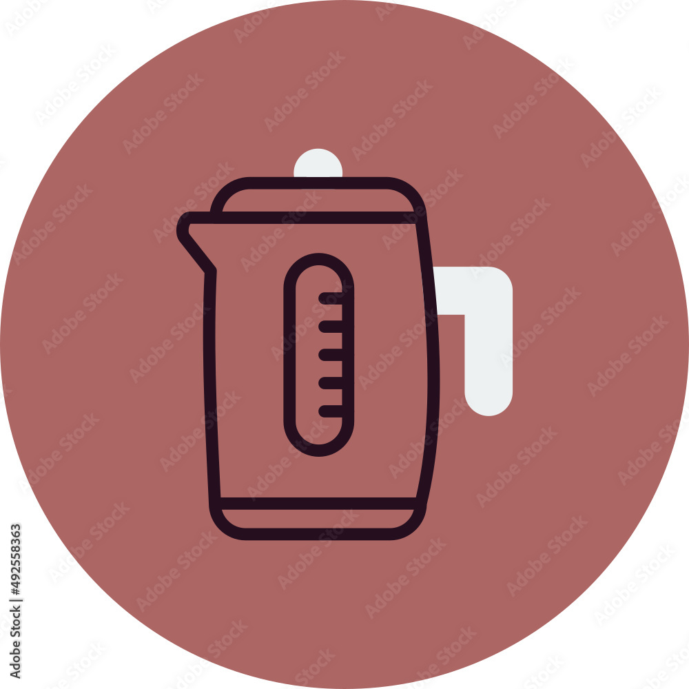 Obraz premium Electric Kettle Icon