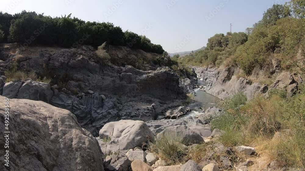 A day at the scenic Alcantara River Park, Sicily, Italy A day at the scenic Alcantara River Park, Sicily, Italy