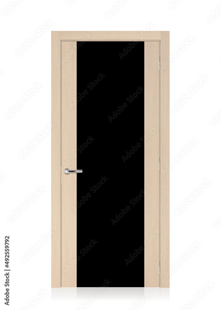 interior door, beautiful canvas, expensive fittings, made of natural veneer, door fittings