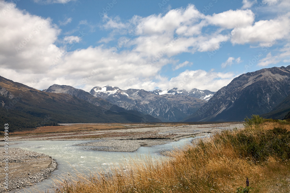 Berge, Neuseeland, Landschaft, Natur, Panorama.