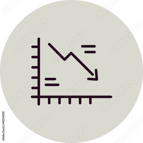 Falling markets Icon