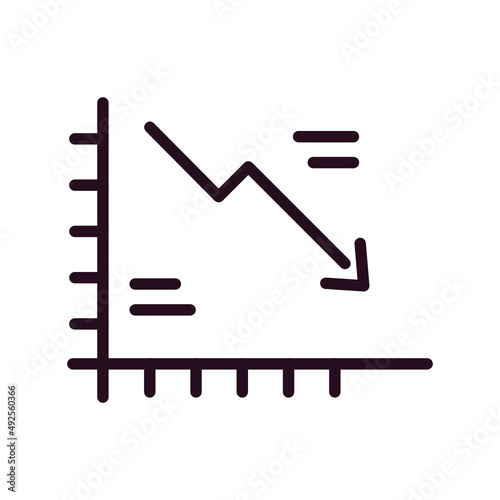 Falling markets Icon