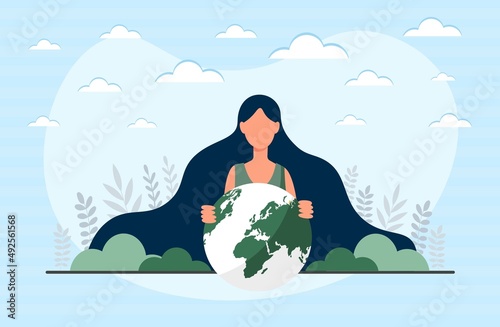 Mother earth day concept