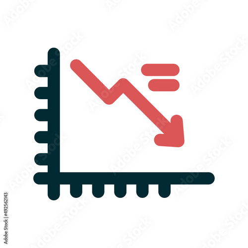 Falling markets Icon