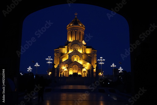 Holy Trinity Cathedral in Tbilisi, Georgia photo