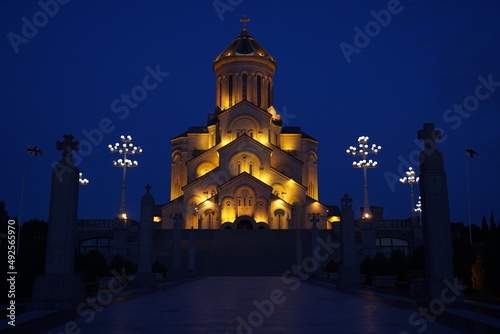 Holy Trinity Cathedral in Tbilisi, Georgia photo