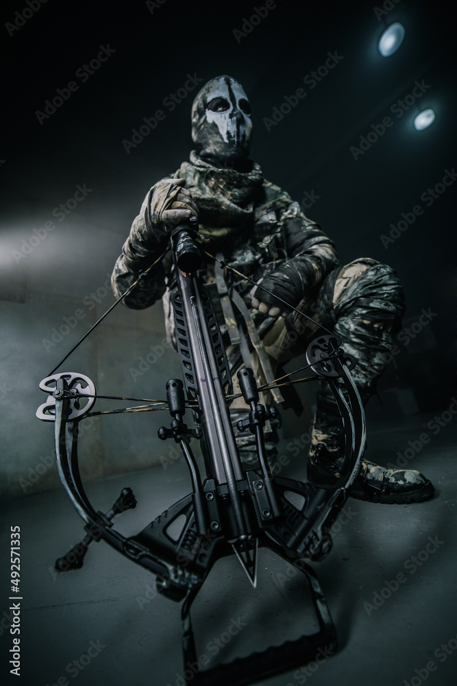 fighter with a crossbow 