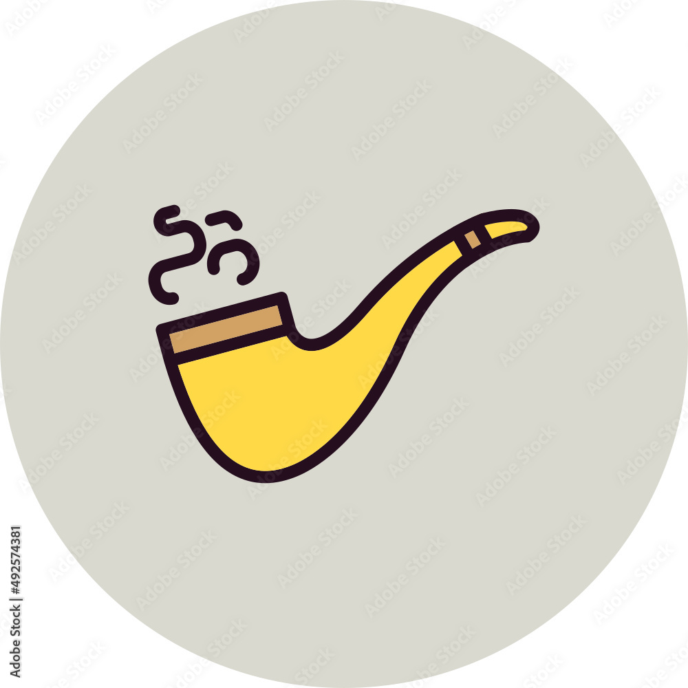 Smoking Pipe Icon Smoking Pipe Icon