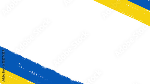 Ukraine Background ukraine color flag with brush effect