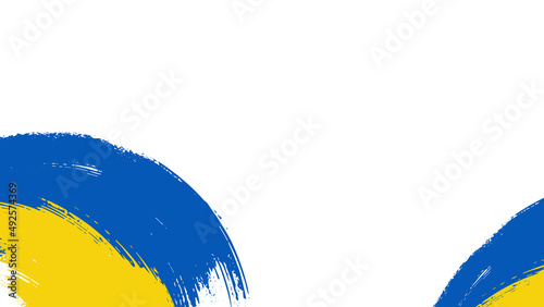 Ukraine Background ukraine color flag with brush effect