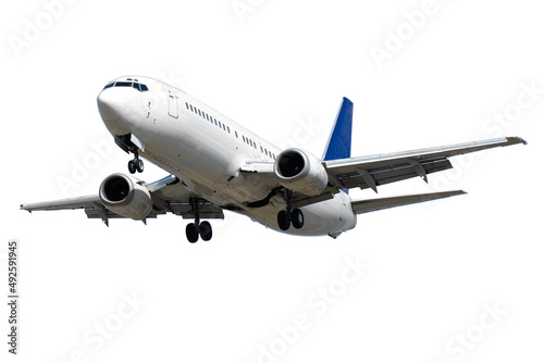 Plane isolated on a white background
