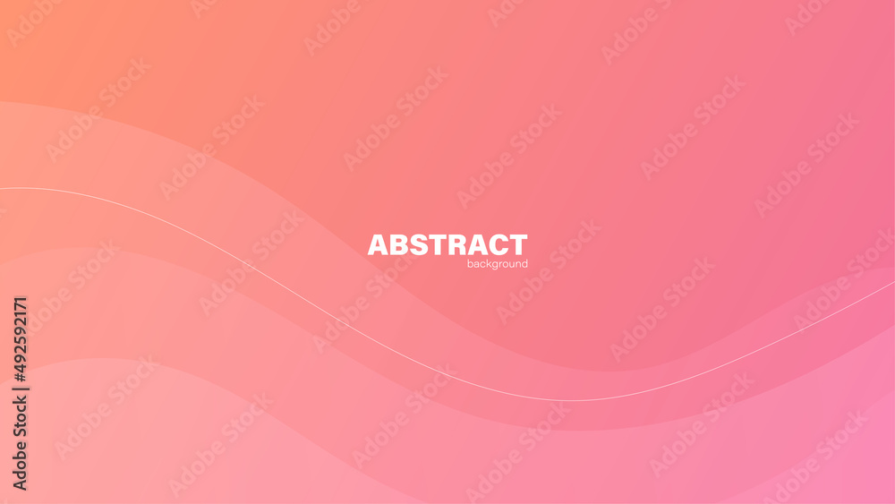 Fototapeta Abstract pink fluid shape modern background with copy space, vector.