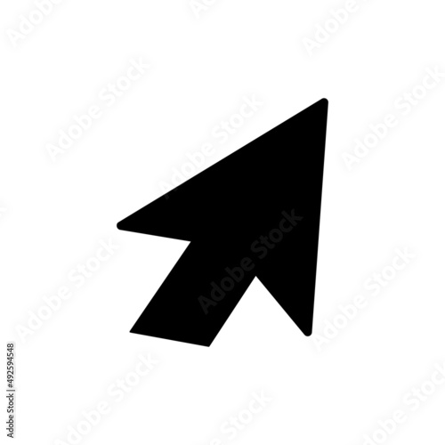 Free Download Arrow icon in trendy flat style isolated on white background. Arrow symbol for your website design, logo, app, UI. Vector illustration - GFXLoad