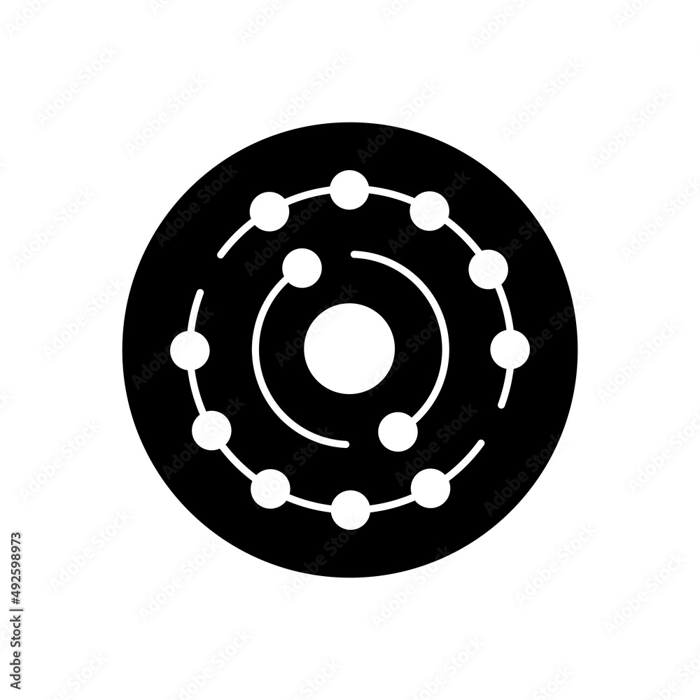 Antioxidant vector icon. oxidant illustration symbol. communication sign. research logo.
